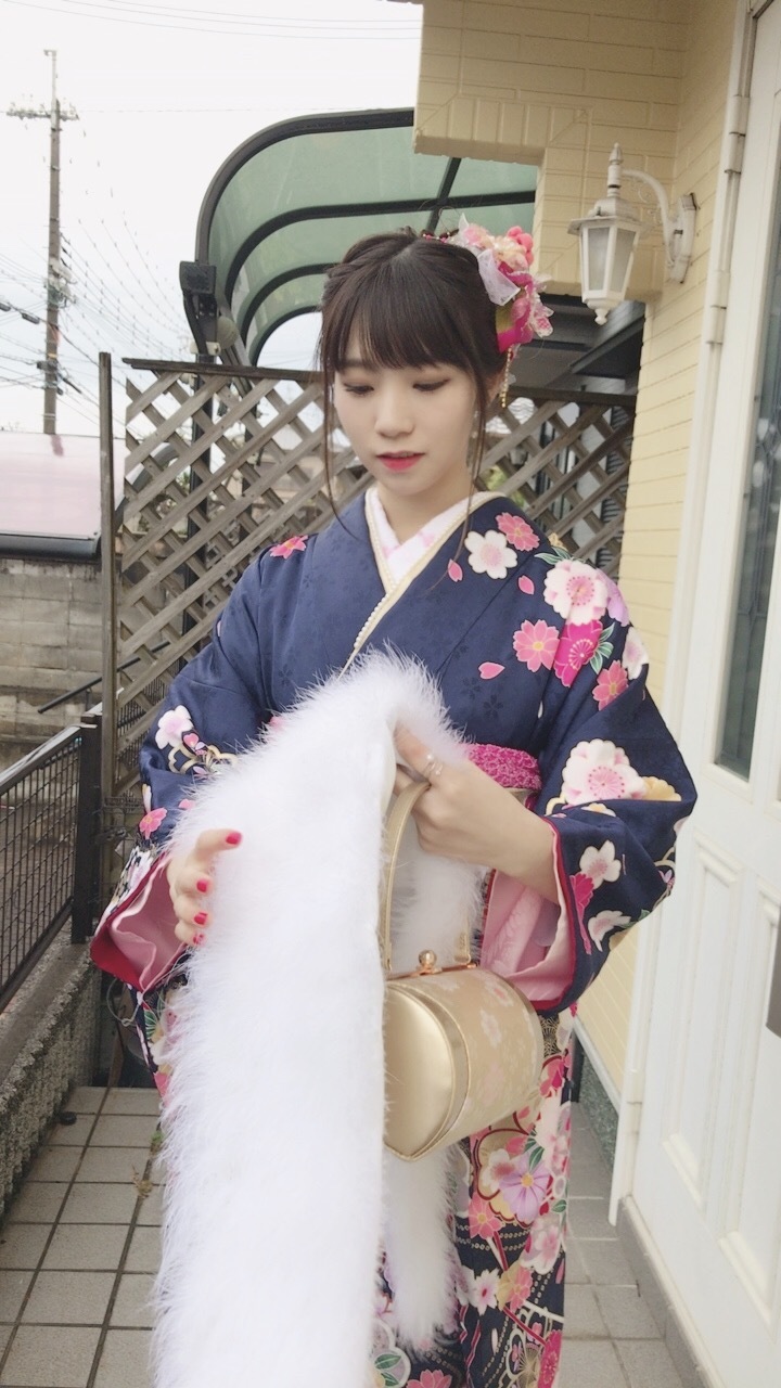 成人式でした 和装スタイル紹介 Non No Web ファッション 美容 モデル情報を毎日お届け