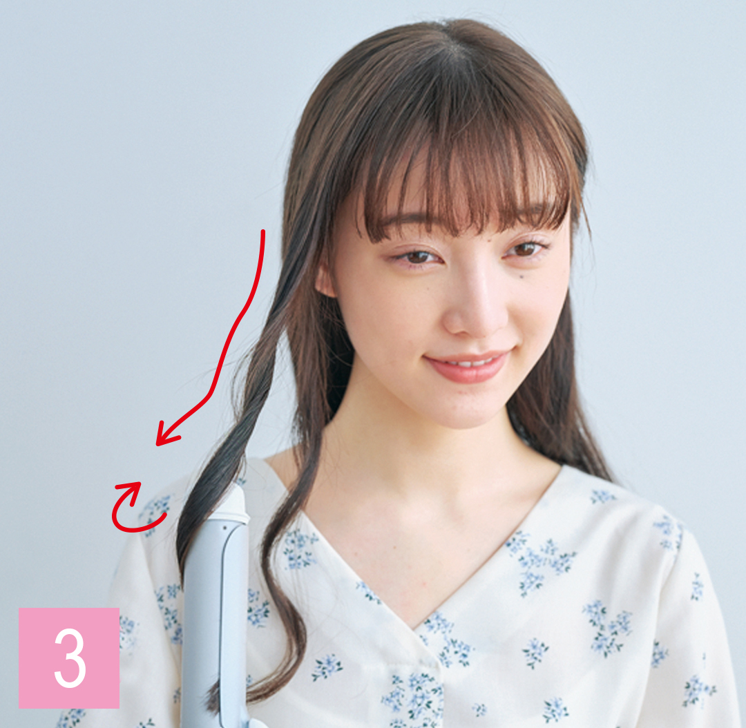 ロングの巻き髪の基本教えます 巻き方からワックス使いまで超ていねい解説 Non No Web ファッション 美容 モデル情報を毎日お届け