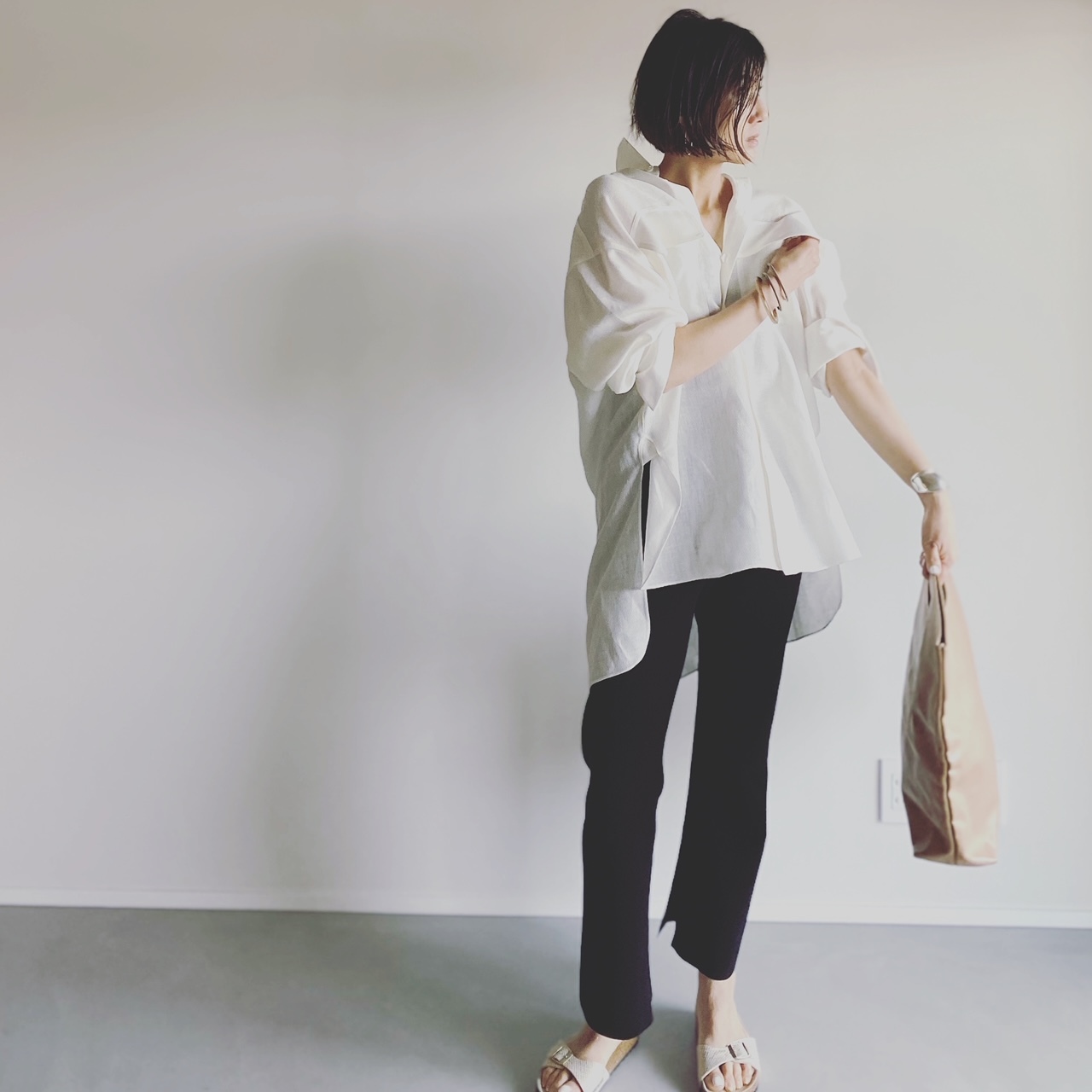 坪田あさみさんコーデ