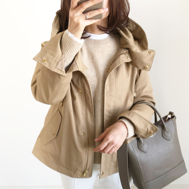 UNIQLO プレミアムラムクルーネックセーター NATURAL