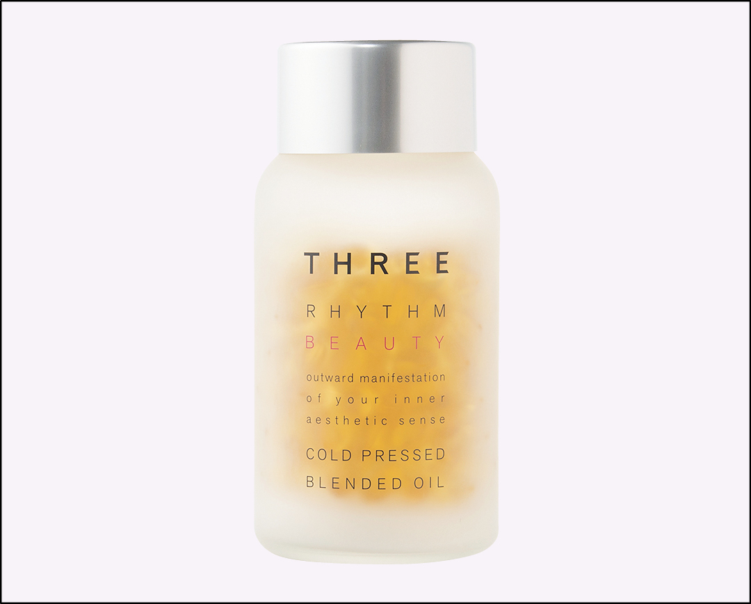 江野沢愛美の購入品THREE リズムビューティ コールドプレスド ブレンドオイル