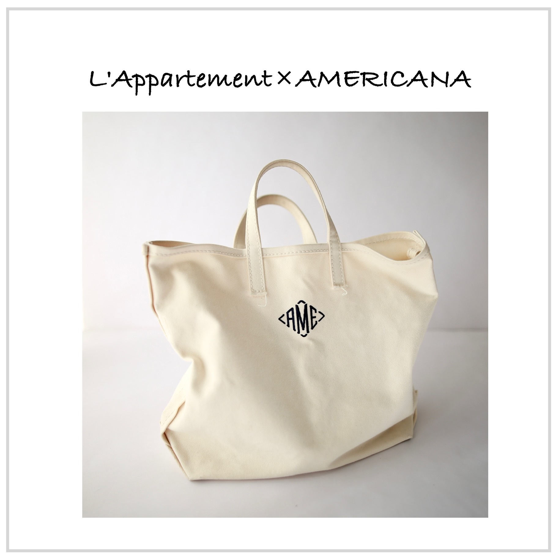 L'Appartement× AMERICANA キャンバストート