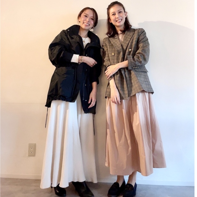 12月。白ワンピコーデ。こちらもヒートテック+ワンピ。美女組のゆっこちゃんがとお茶した日♪