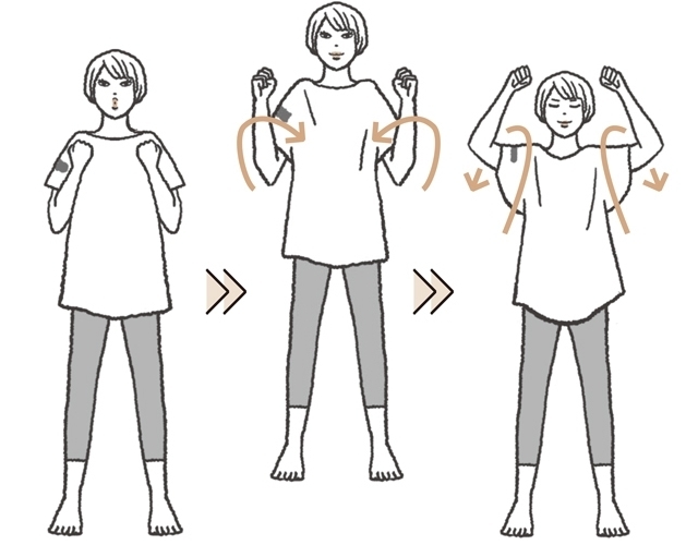 STEP2 肩を回す体操1分!