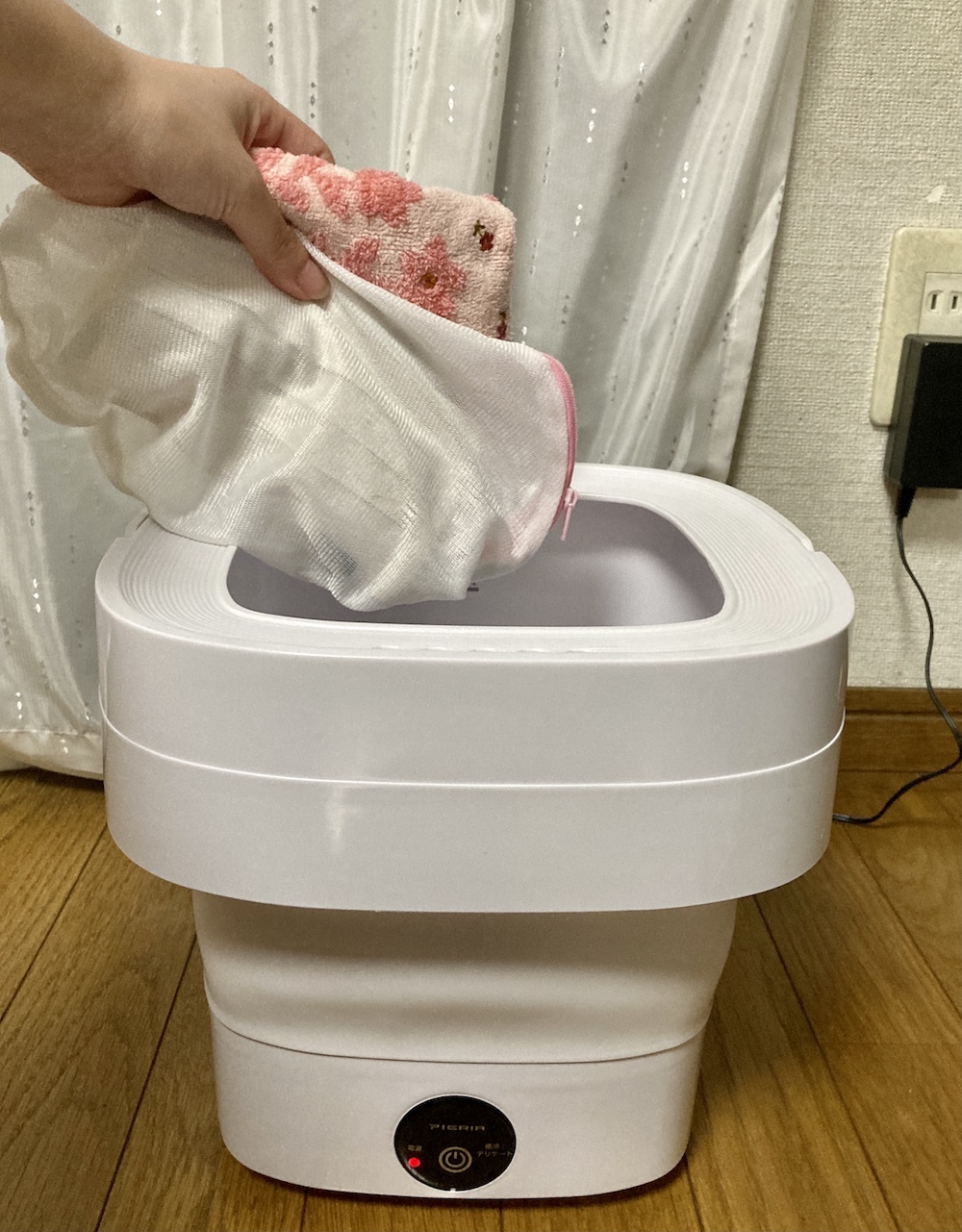 マスクとハンカチを洗う