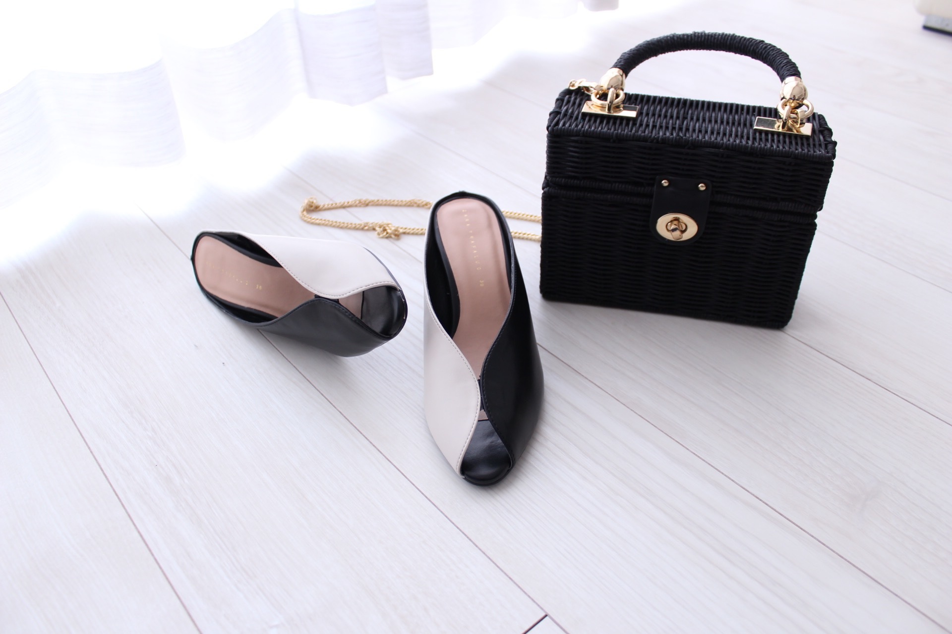 ZARAのミュールとカゴBag!_1_2