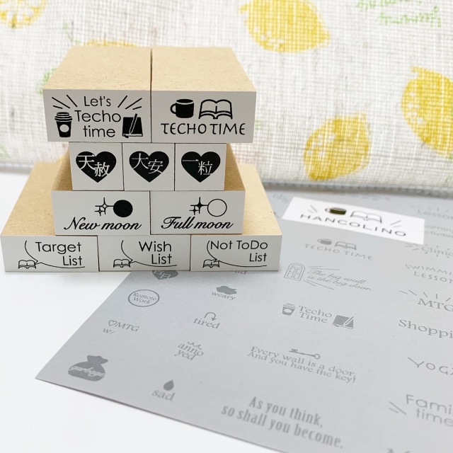 【HANCOLINO】さんの手帳用スタンプ色々!