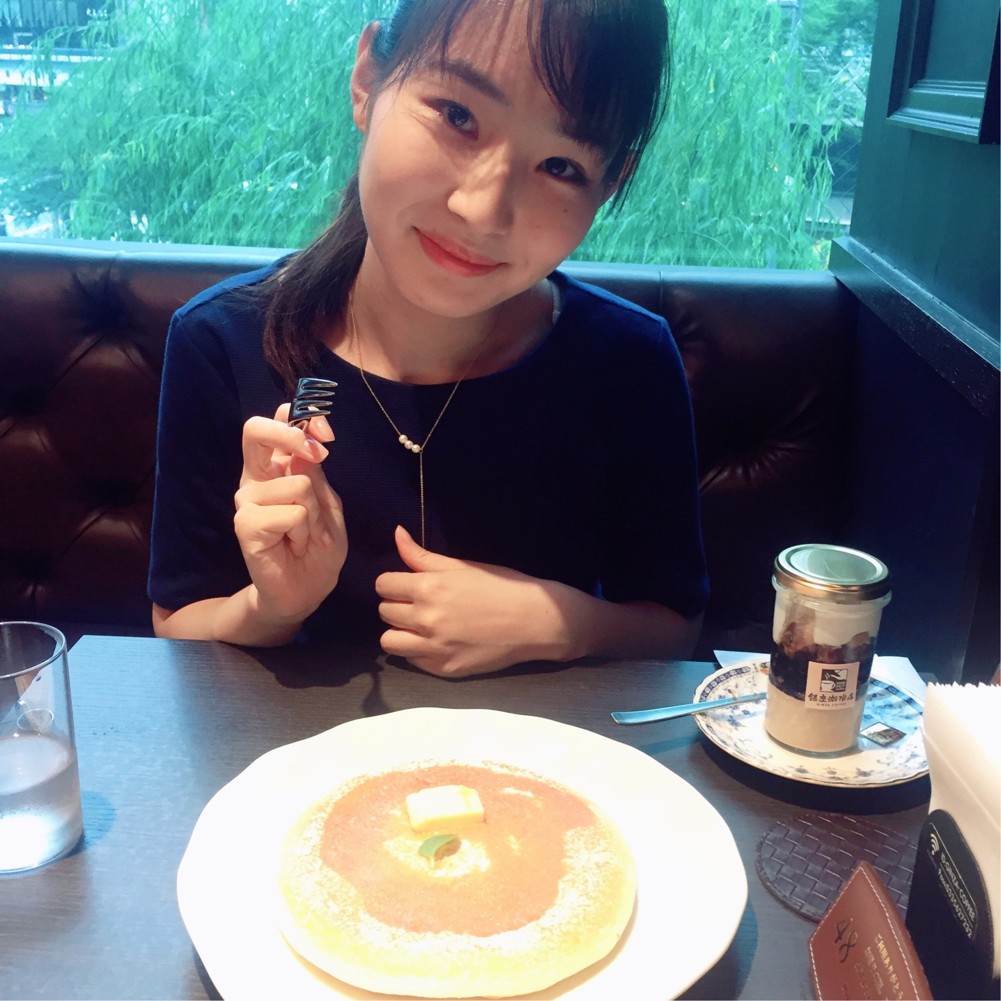 銀座の昔ながらの喫茶店 パンケーキ Non No Web ファッション 美容 モデル情報を毎日お届け