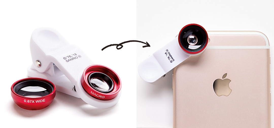 5月号付録はnon-no×ハローキティコラボのスマホレンズ&ミニ巾着!インスタ映え写真も簡単に撮れる♡ _1_4