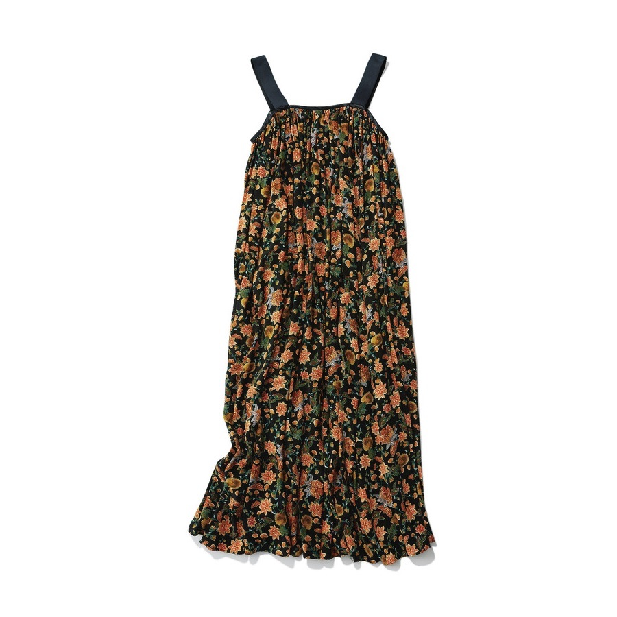 ファッション ボーメ×トゥモローランドの花柄ワンピース