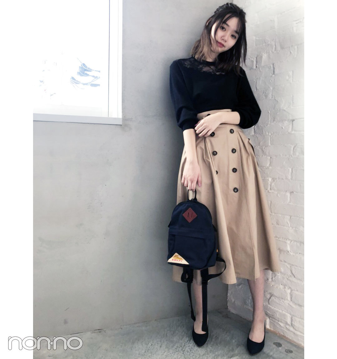 江野沢愛美は透けニットをカジュアルダウンさせるのが上手!【毎日コーデ】_1_1