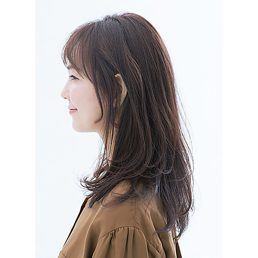 横から見た人気ヘアスタイル9位の髪型