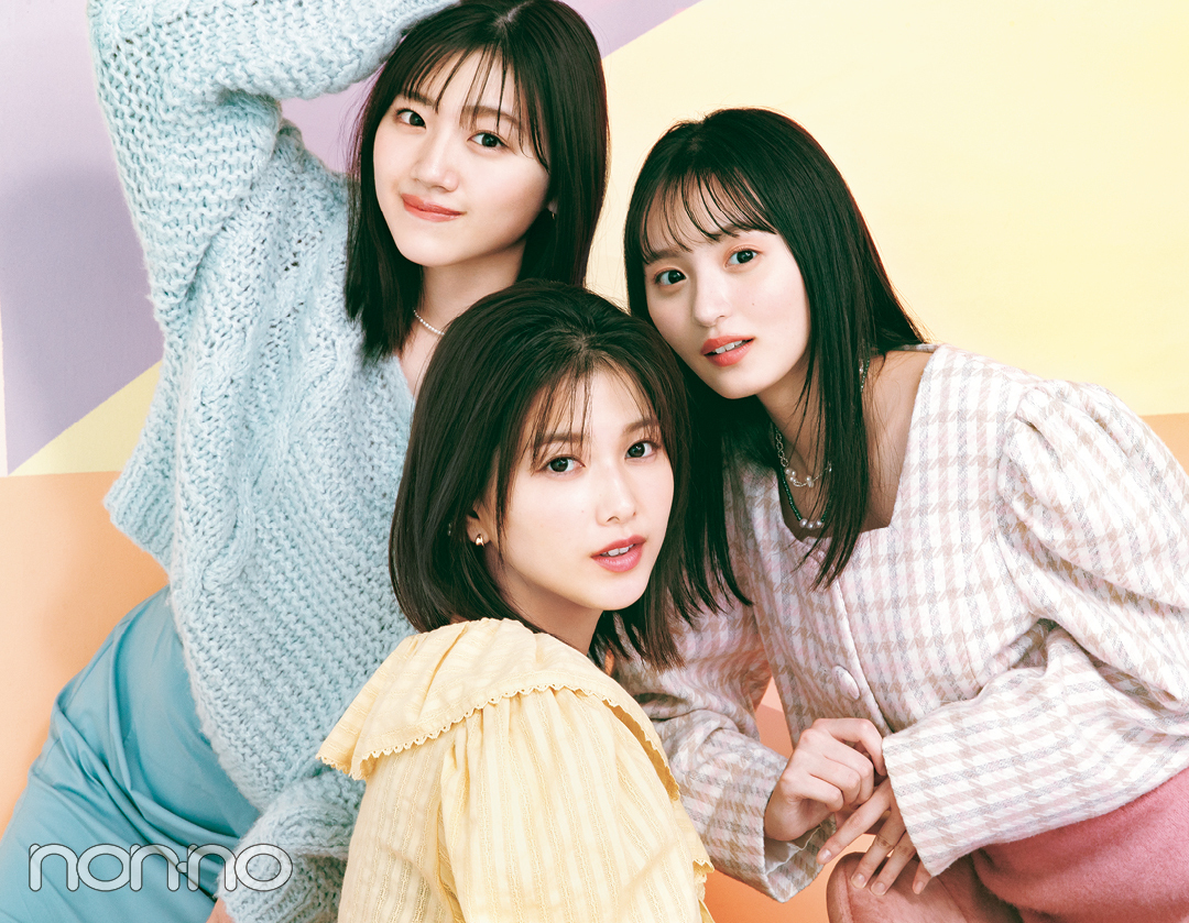 渡邉理佐と佐々木美玲と遠藤さくら、坂道3姉妹のWINTER COLLECTION6-1