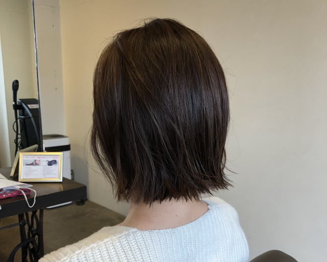 襟足すっきり!ボブカットにしてきました_1_1