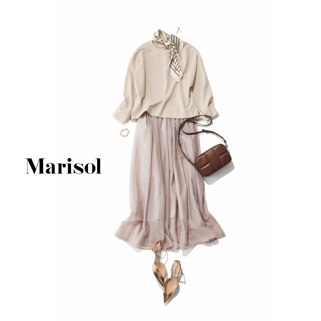 40代の明日のコーデ ファッション 最新コーディネート トレンド ファッション誌marisol マリソル 40代をもっとキレイに 女っぷり上々