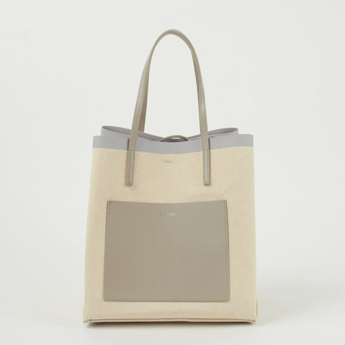 2通りのアレンジ可能なトートバッグ YAHKI×éclat CANVAS×W FACE BAG