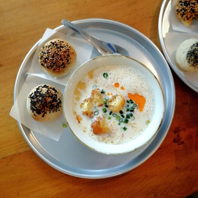 鹹豆漿と小吃