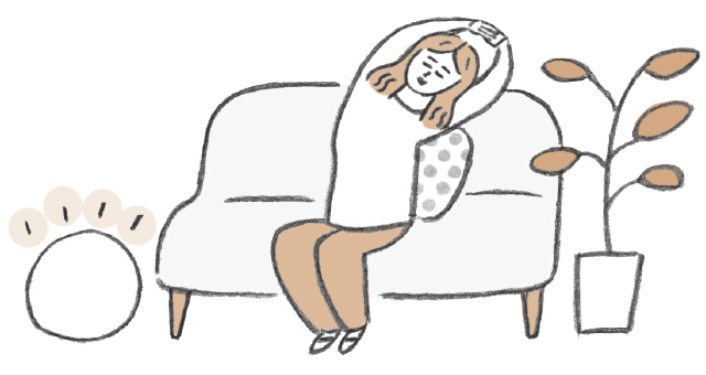 寝る前は間接照明にして自然な入眠モードになるようにする