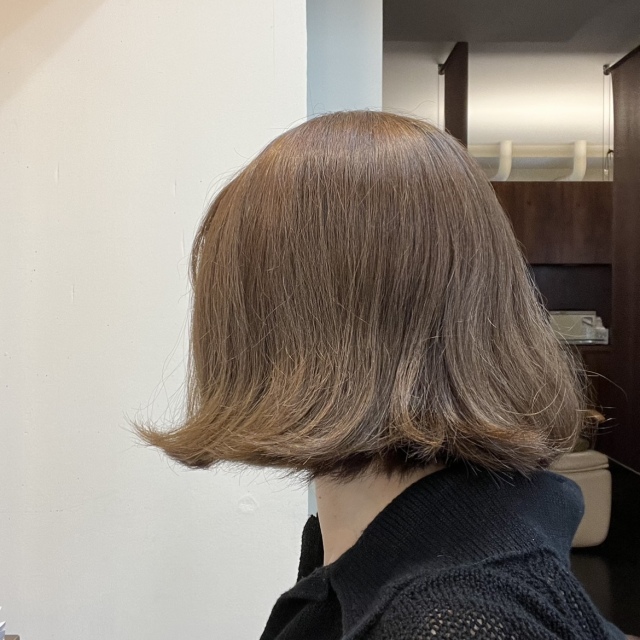 アラフォーヘア アラフォーヘアスタイル アラフィフヘアスタイル 縮毛矯正 ボブスタイル