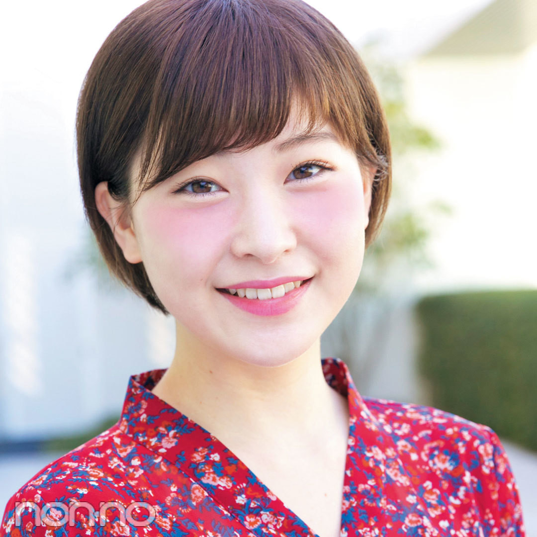 好印象は練りチークで!★non-noカワイイ選抜No.11加藤由佳さん_1_1