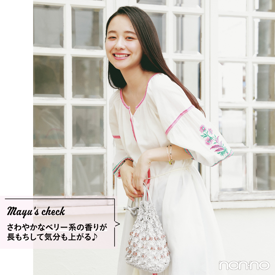 まだまだ日差しの強い時期。 ヘアミストがうるおいケアをしてくれるから、心強い♡