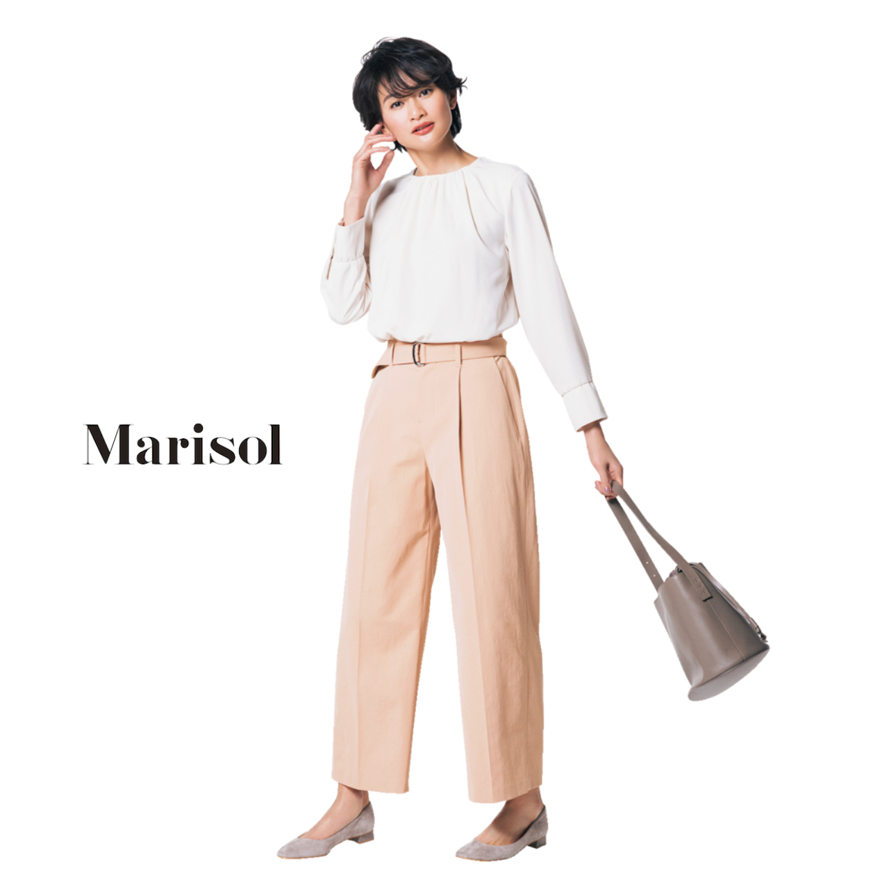 女っぷりボーダーコーデからきちんとお仕事ワンピースコーデまで アラフォー春の1週間コーデ ファッション誌marisol マリソル Online 40代をもっとキレイに 女っぷり上々