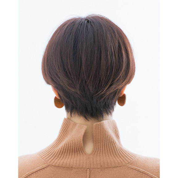 後ろから見た人気ショートヘアスタイル5位の髪型