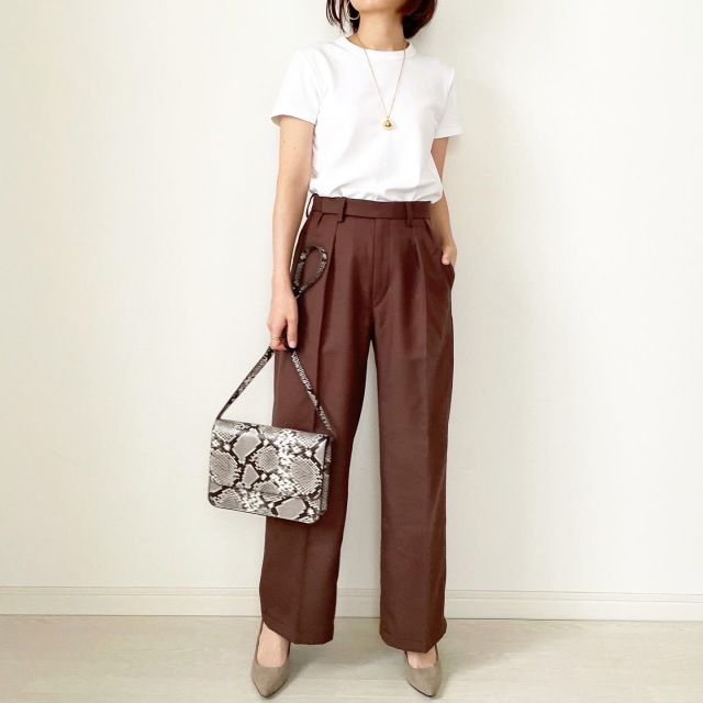 ユニクロu思わずイロチ買いした名品パンツ Tomomiyuコーデ ファッション誌marisol マリソル Online 40代をもっとキレイに 女っぷり上々