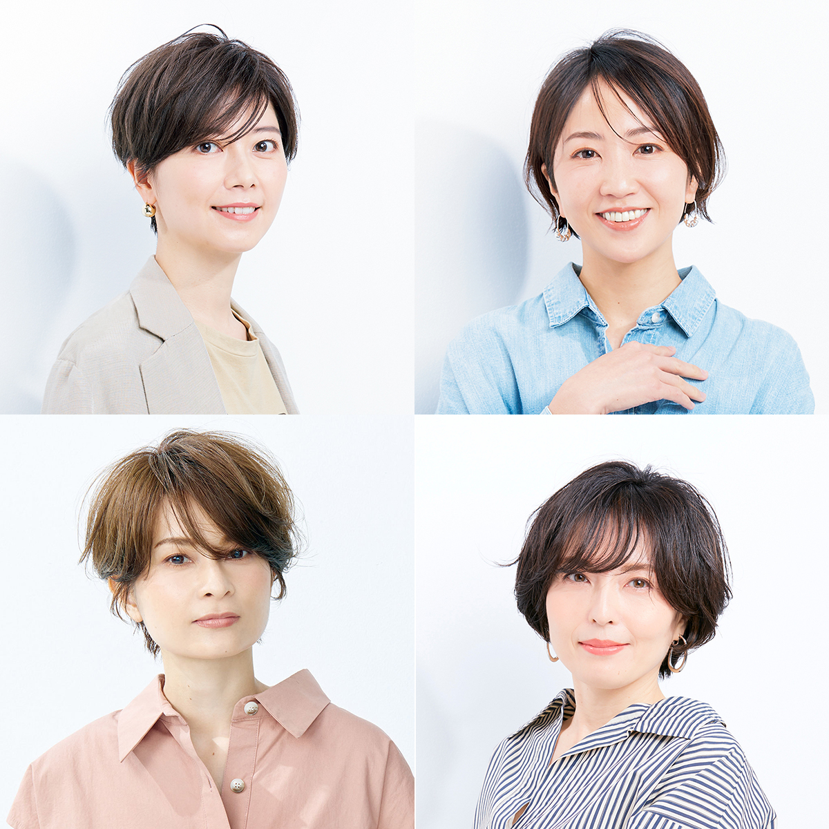 ショートヘアスタイル30選 老けてみえないショートには技がある ファッション誌marisol マリソル 40代をもっとキレイに 女っぷり上々