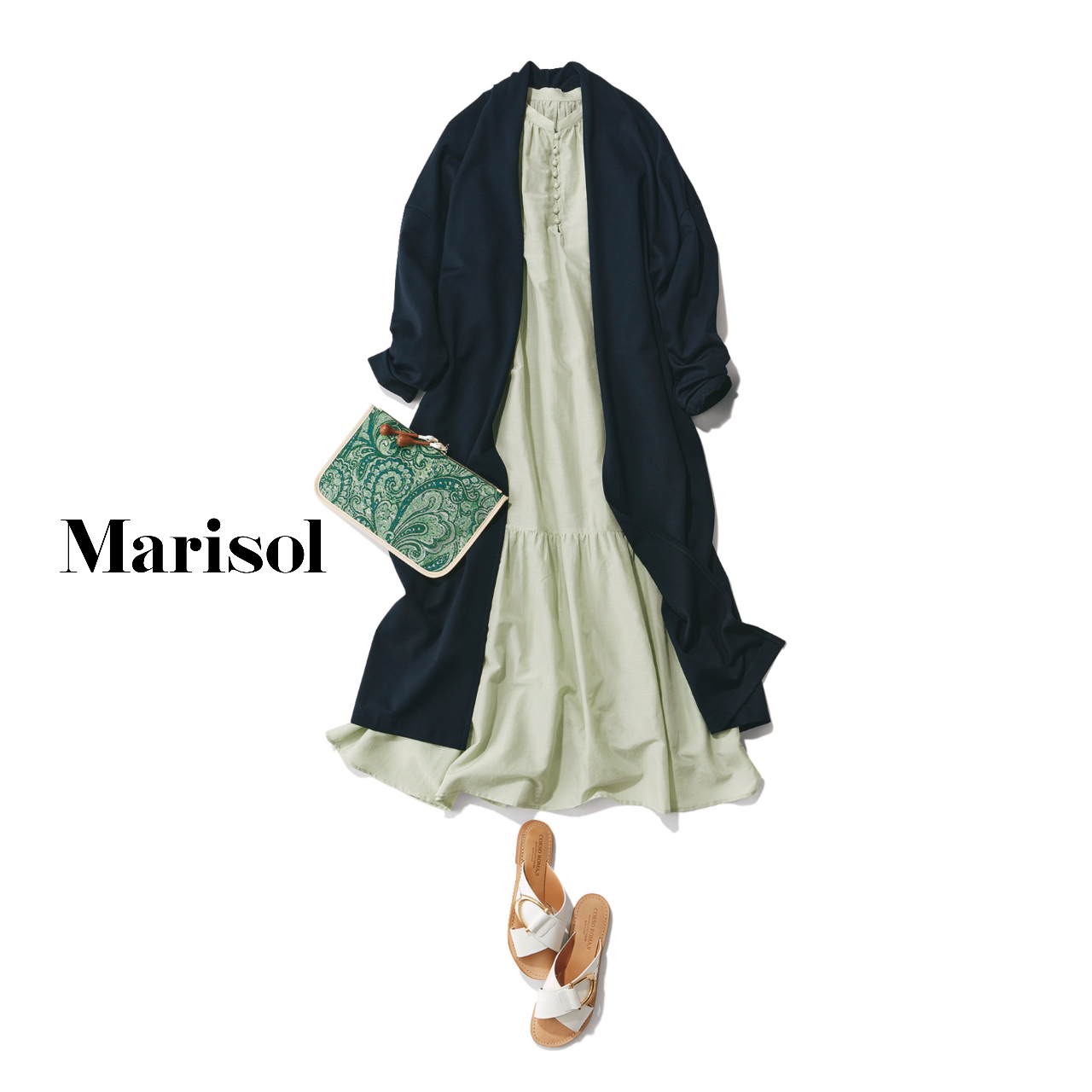 ロマンティックワンピコーデから休日エスニックワンピコーデまで アラフォーの１週間コーデ ファッション誌marisol マリソル Online 40代をもっとキレイに 女っぷり上々