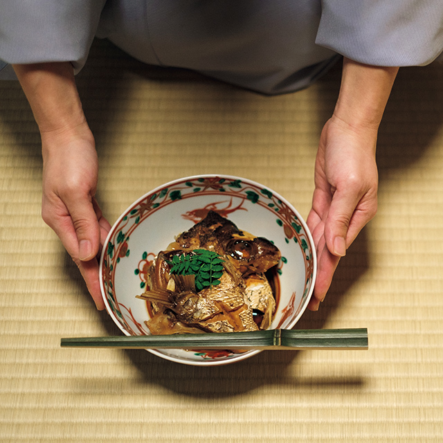 明石鯛のあら炊き