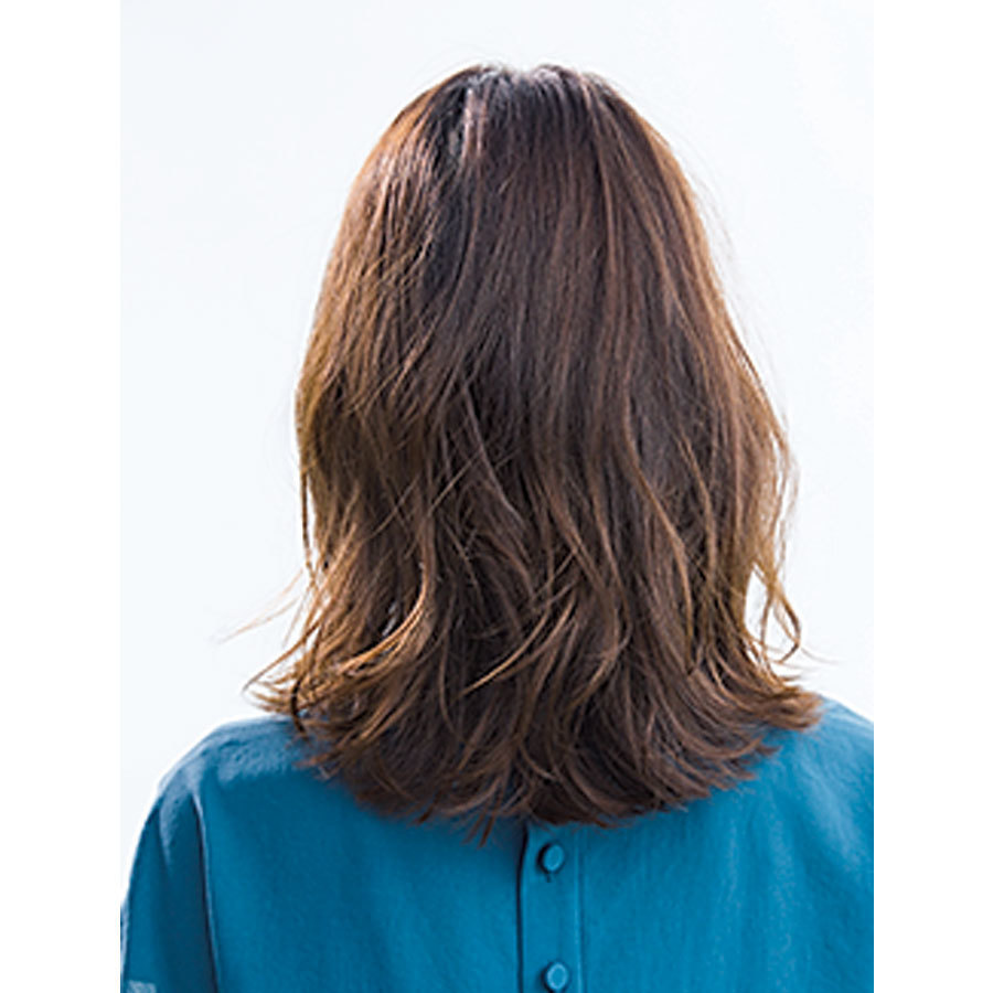 後ろから見た 40代人気ヘアスタイル1位