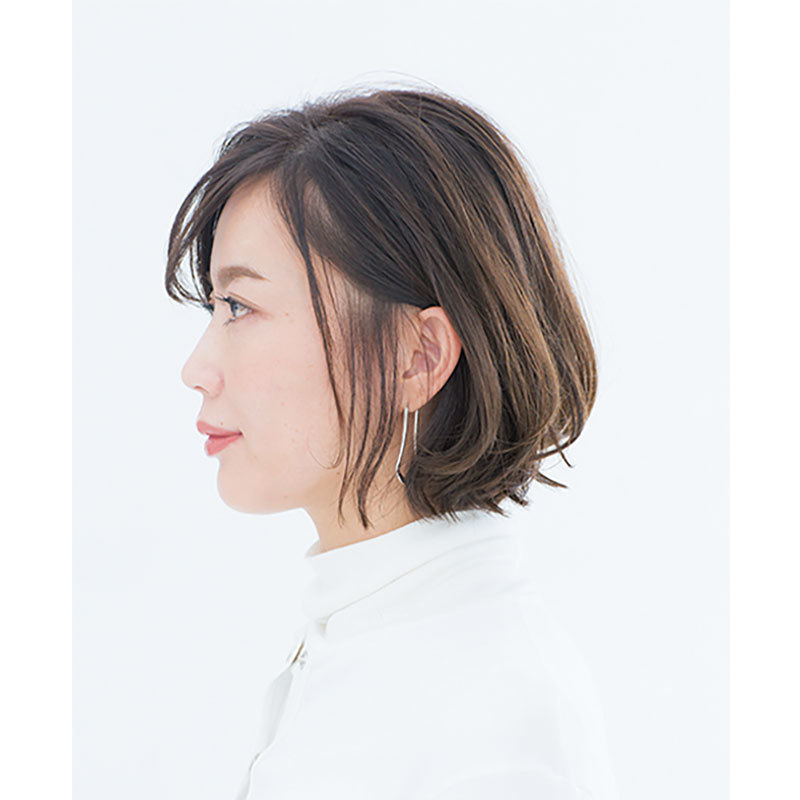 横から見た人気ランキング4位のボブヘアスタイル