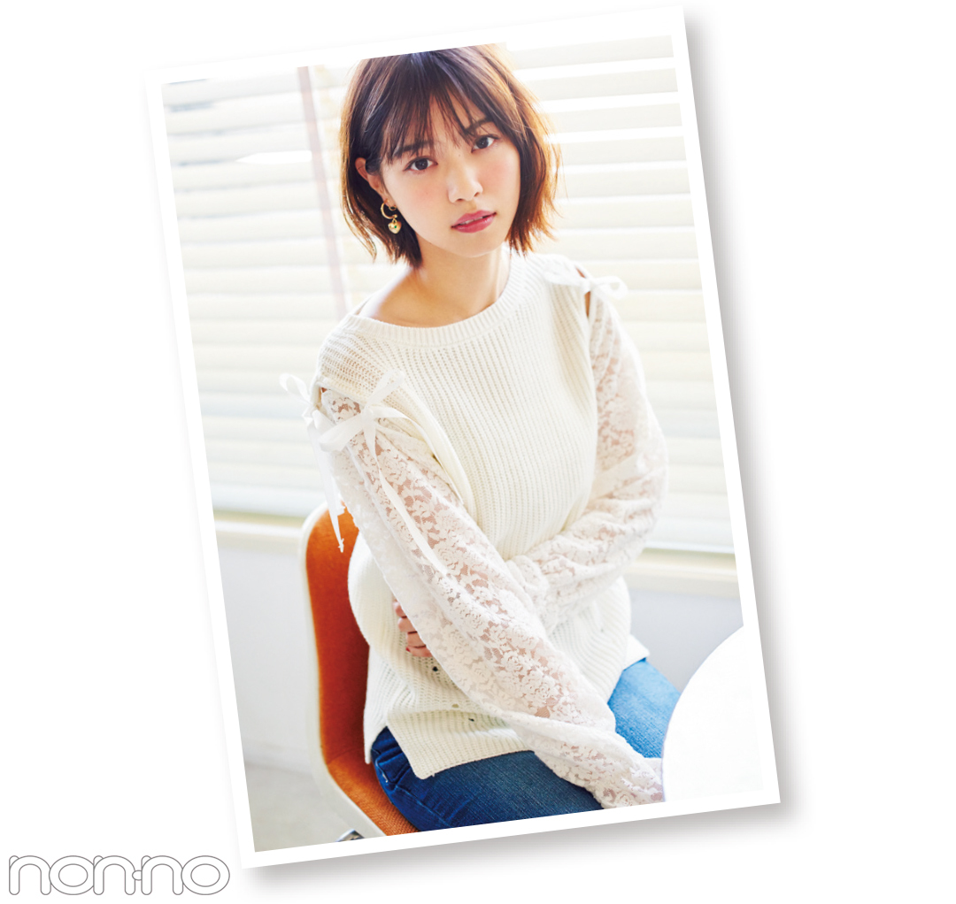 優愛&七瀬が登場♡ 春は「普通にも着られる」進化形オフショルトップスが大本命!_1_2