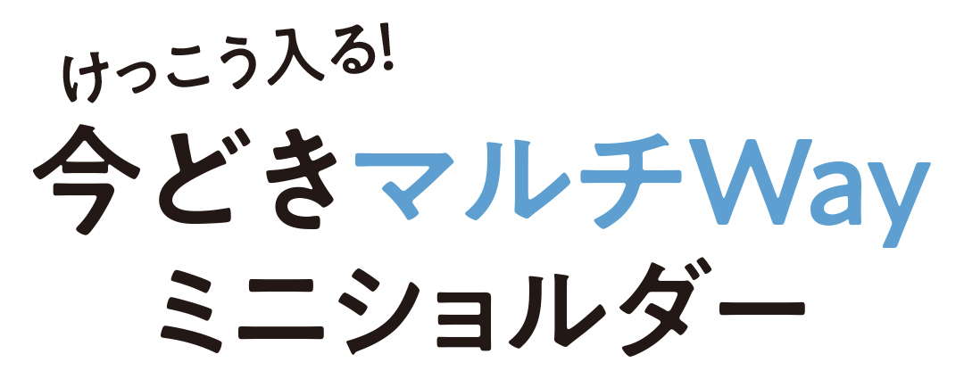 今どきマルチWayミニショルダー