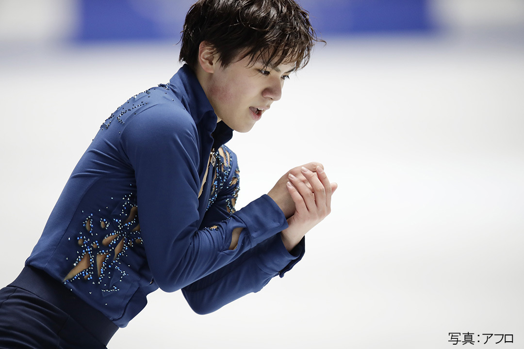 2019年全日本選手権 男子FSでの宇野昌磨選手