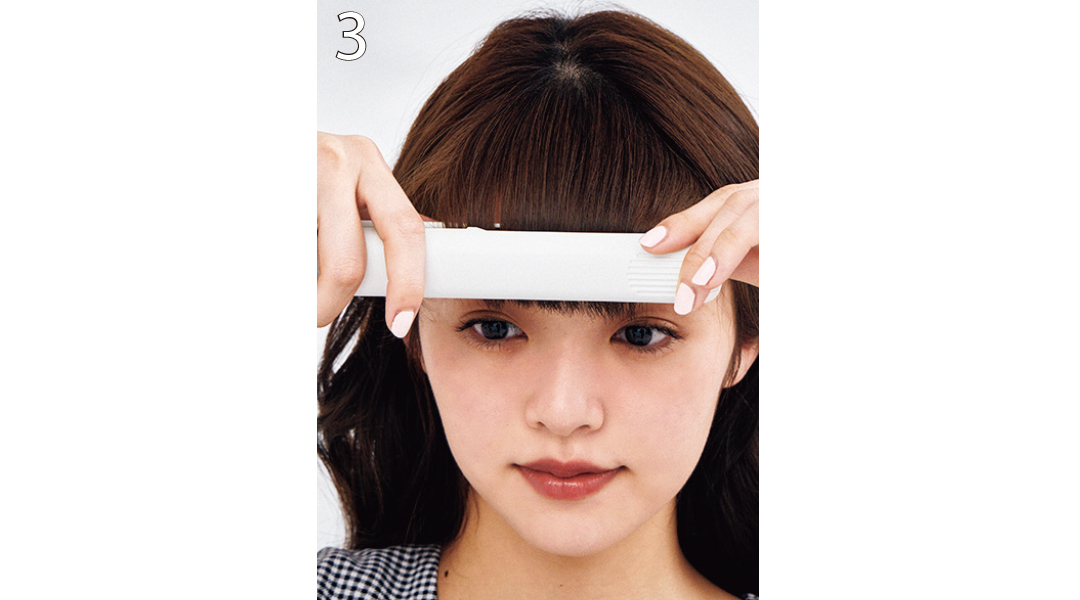 ストレートアイロンでゆる波ウェーブヘアアレンジ3