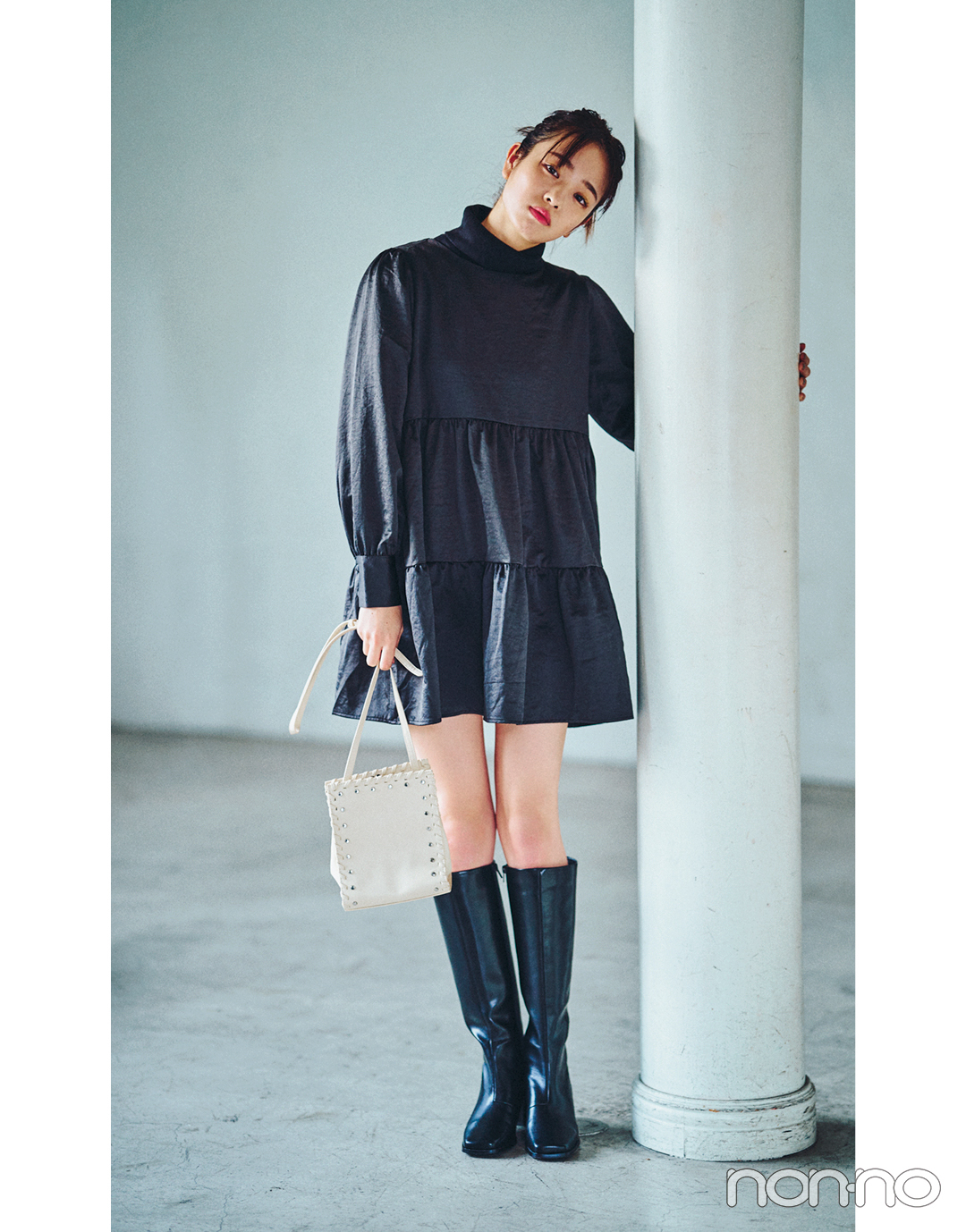 横田真悠の冬私服♡ 明るめカラー使いとあったかトレンチコートがポイント!_1_5