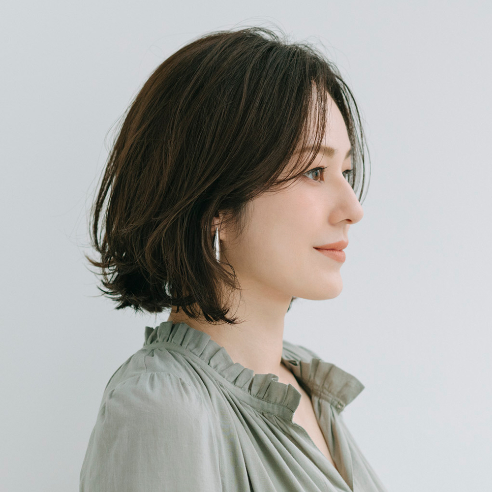横から見た人気ボブヘアスタイル2位の髪型