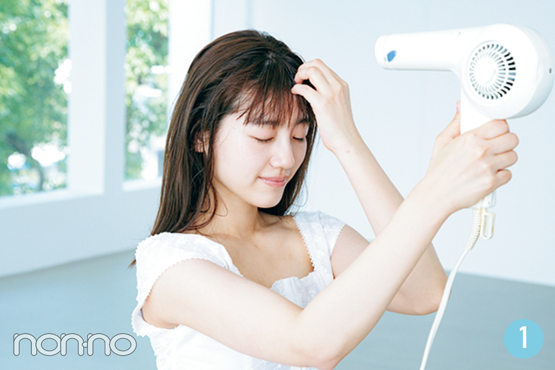 佐々木美玲のツヤ髪のヒミツは? ヘアケアレシピを公開!_1_5