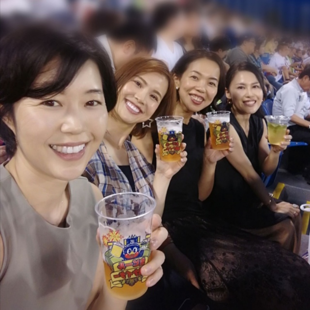 美女組メンバーと野球観戦 Happy Plus One ハピプラワン