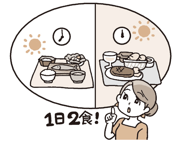 血糖値のアップダウンを抑える意味でも3食とるほうがベター