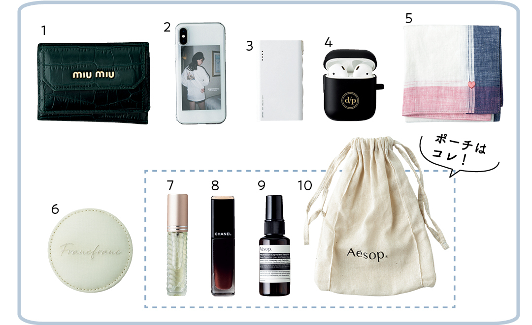 大学生のバッグの中身 ストレスフリーに片道２時間の通学をこなすミニマリストの場合 Non No Web ファッション 美容 モデル情報を毎日お届け