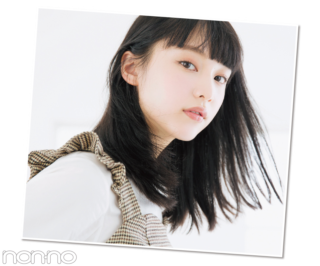 山田愛奈 cm髪を切る 小顔前髪 透明感カラーのお手本ヘアスタイル Non No Web ファッション 美容 モデル情報を毎日お届け