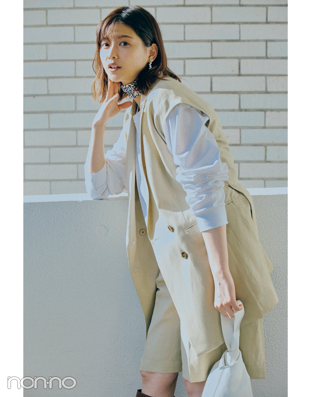 坂道3姉妹っ長女の渡邉理佐(櫻坂46)が着こなすこなれカジュアルコーデ2
