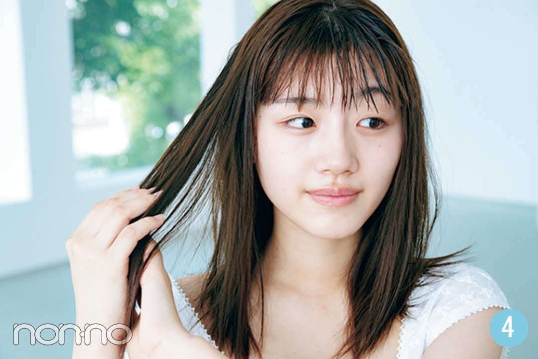 佐々木美玲のツヤ髪のヒミツは? ヘアケアレシピを公開!_1_8