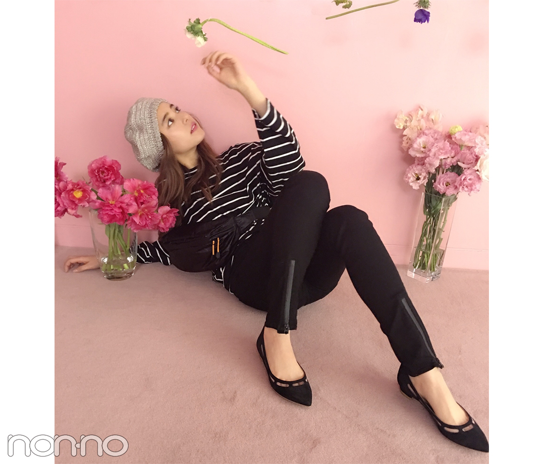 新木優子の一歩先ゆくボーダーの着こなしがカッコいい! 【毎日コーデ】_1_1