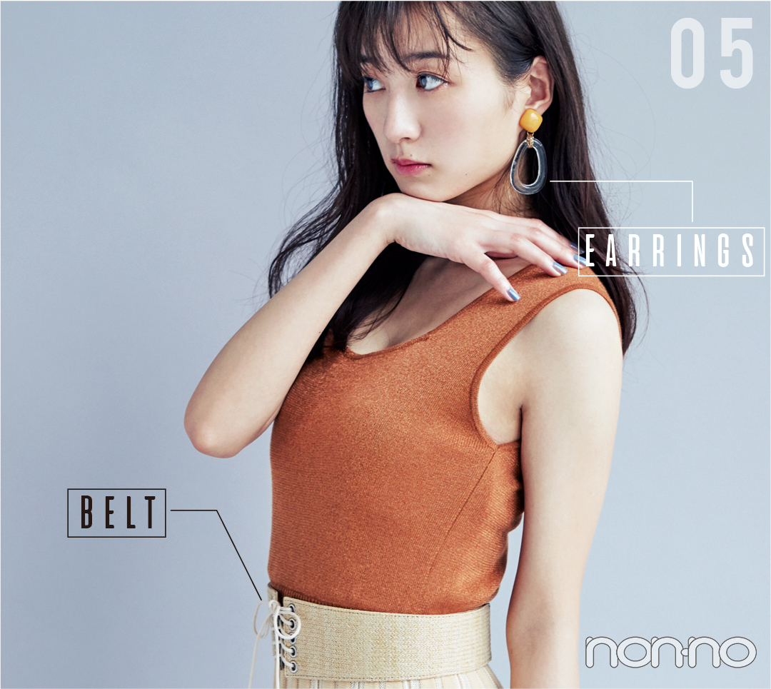 渡邉理佐の夏アクセサリー使いがお手本! ひとつプラスするだけ★_1_5