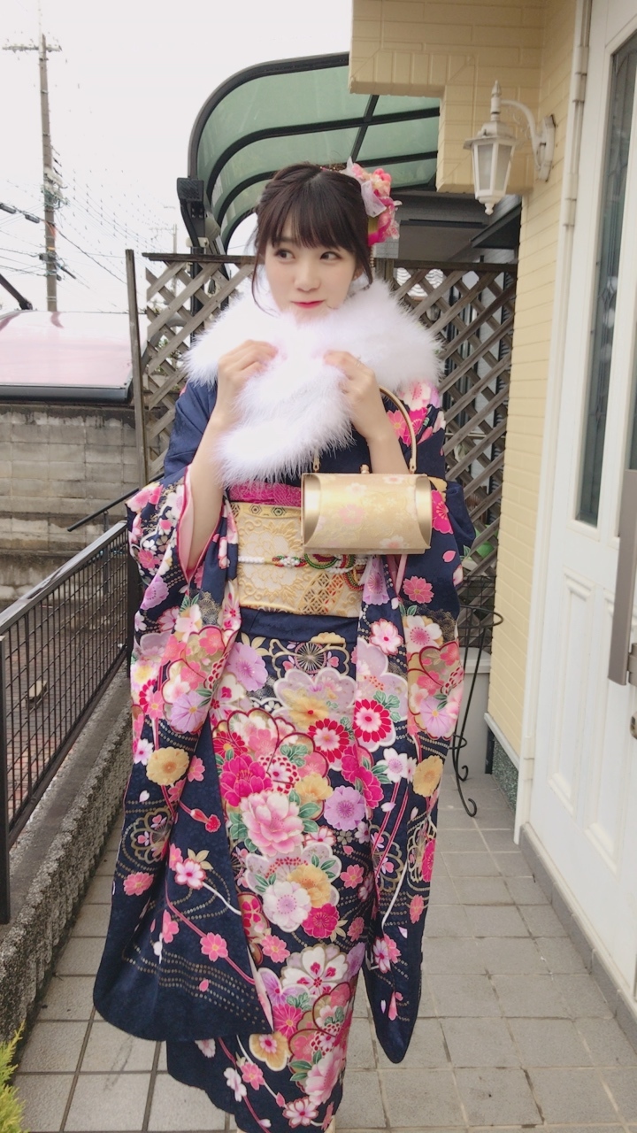 成人式でした 和装スタイル紹介 Non No Web ファッション 美容 モデル情報を毎日お届け