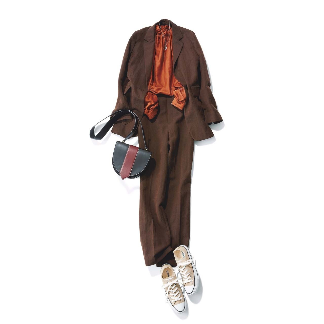 トレンドカラー ブラウン はこう着るのが正解 19年秋冬コーデのまとめ ファッション誌marisol マリソル Online 40代をもっとキレイに 女っぷり上々